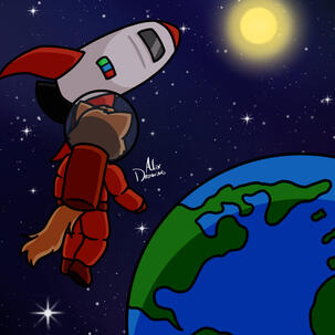 Sortie dans l'espace